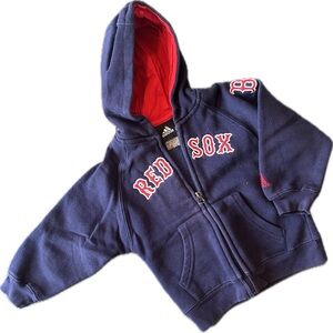 adidas Toddler Navy Blue Red Sox Hoodie